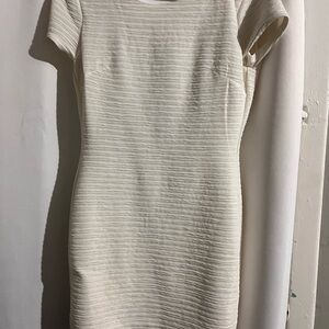 Forever 21 Cream Textured Mini Dress